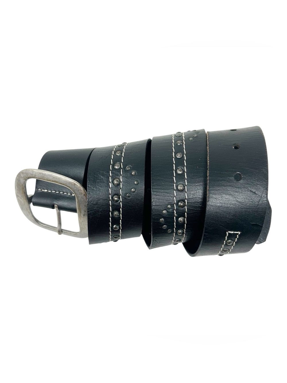 Old Navy Genuine Leather Studded Belt - Picture 2 of 7